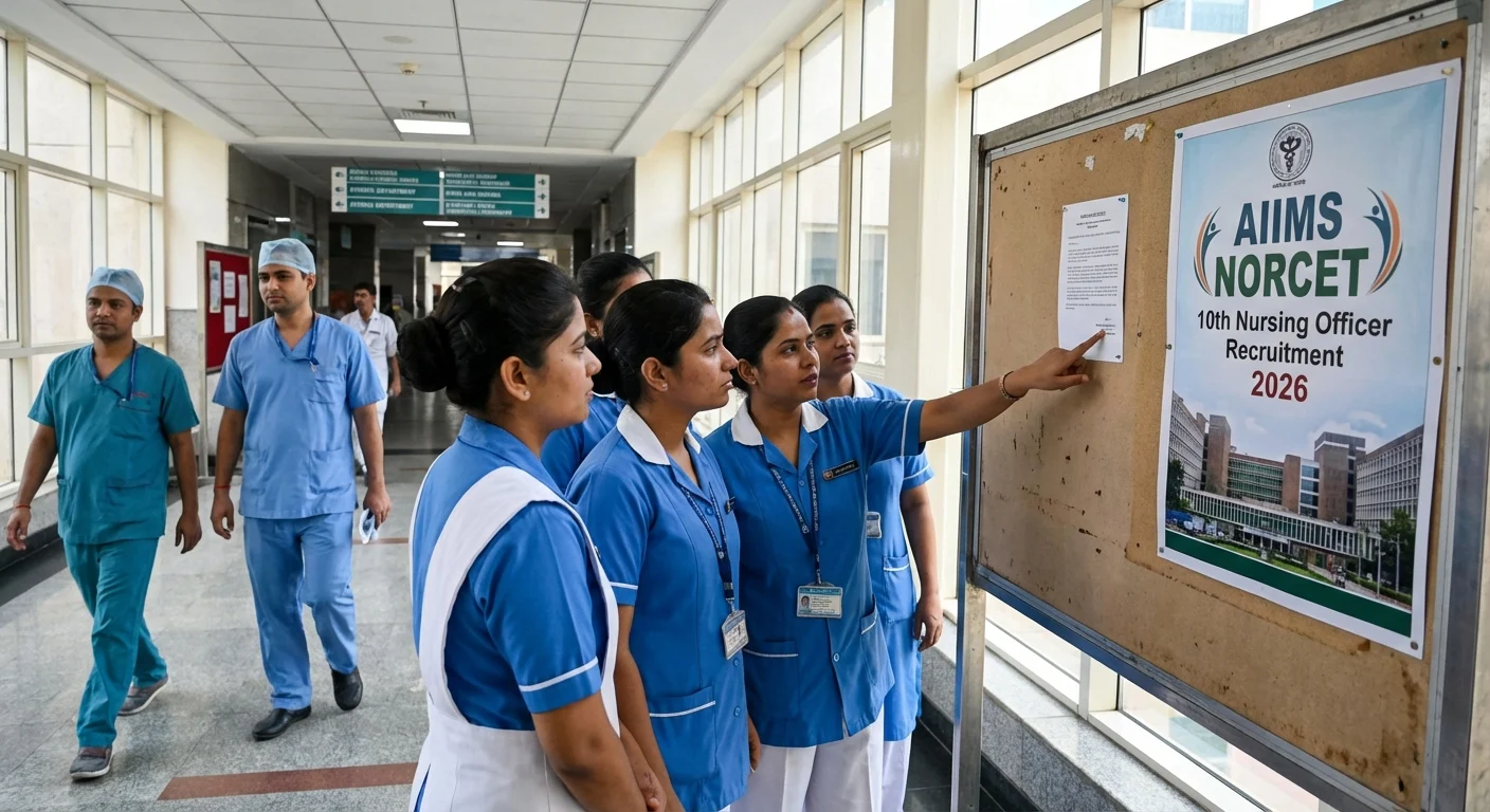 AIIMS NORCET 10th Nursing Officer Recruitment 2026